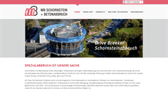 Desktop Screenshot of mb-abbruchtechnik.de